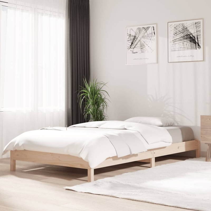 Berkfield Stack Bed 100×200 cm Solid Wood Pine