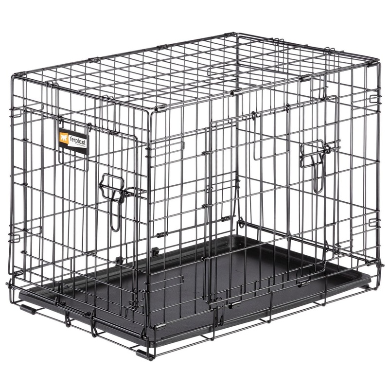 Ferplast Dog Crate Dog-Inn 60 64.1×44.7×49.2 cm Grey