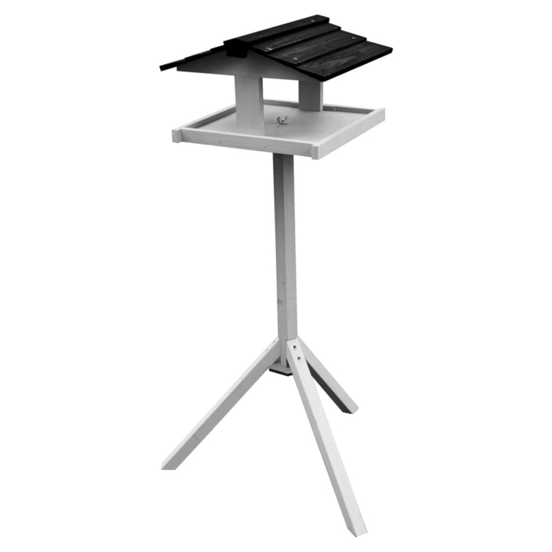 FLAMINGO Bird Table with Stand Reykjavik 42×40.5×119 cm Grey