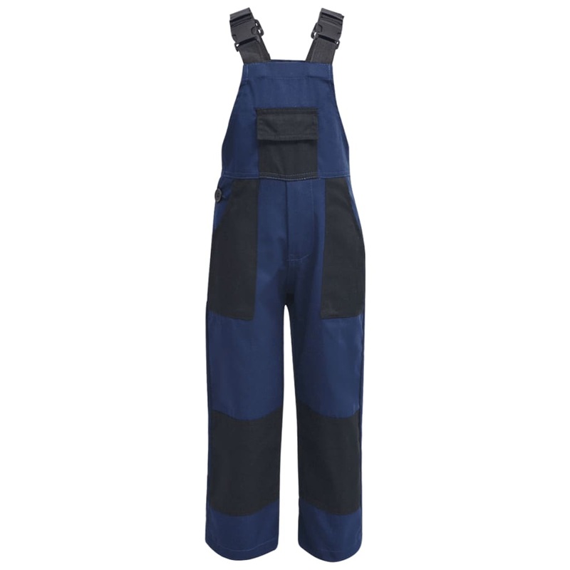 Berkfield Kid’s Bib Overalls Size 110/116 Blue