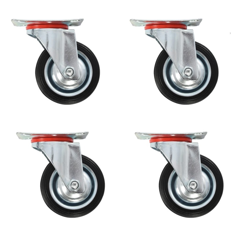 Berkfield Swivel Casters 4 pcs 75 mm