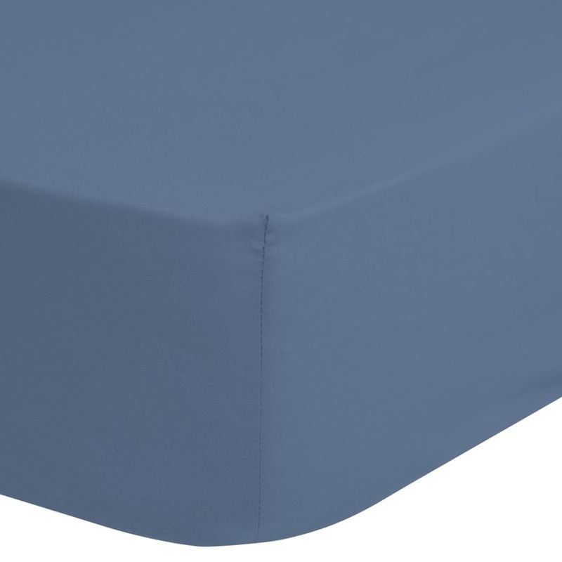 Good Morning Jersey Fitted Sheet 60×120 cm Ice Blue