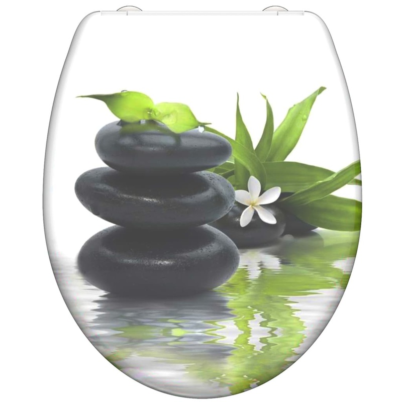 SCHTTE Duroplast Toilet Seat with Soft-Close JASMIN Printed