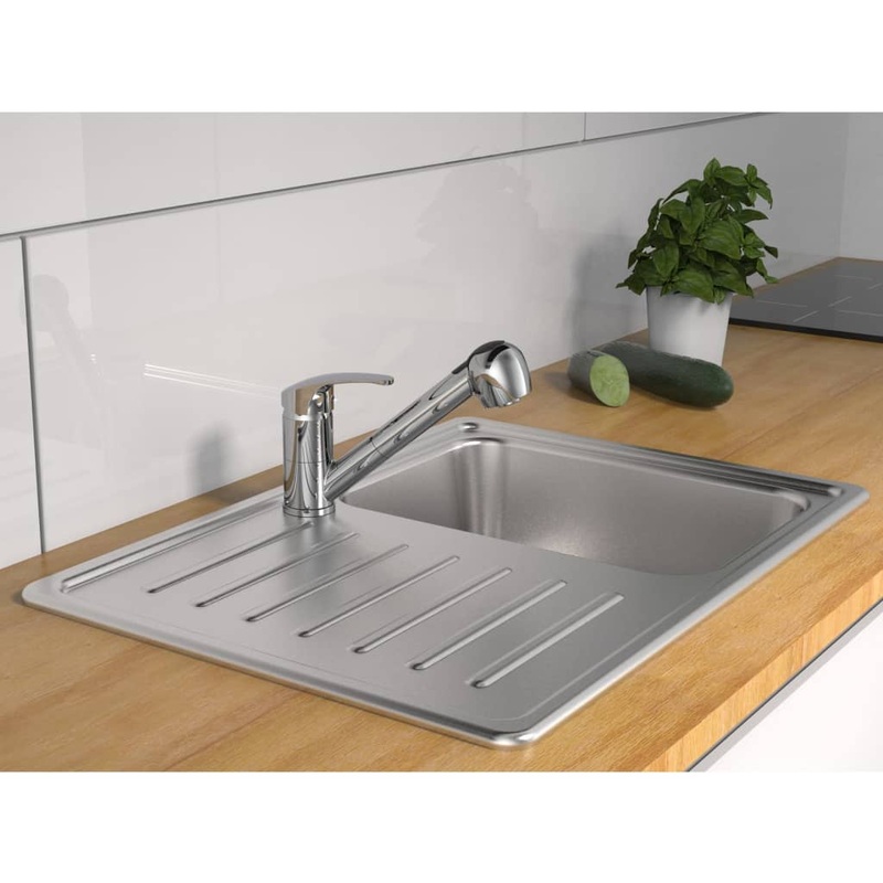 SCHTTE Sink Mixer with Pull-out Spray DIZIANI Chrome