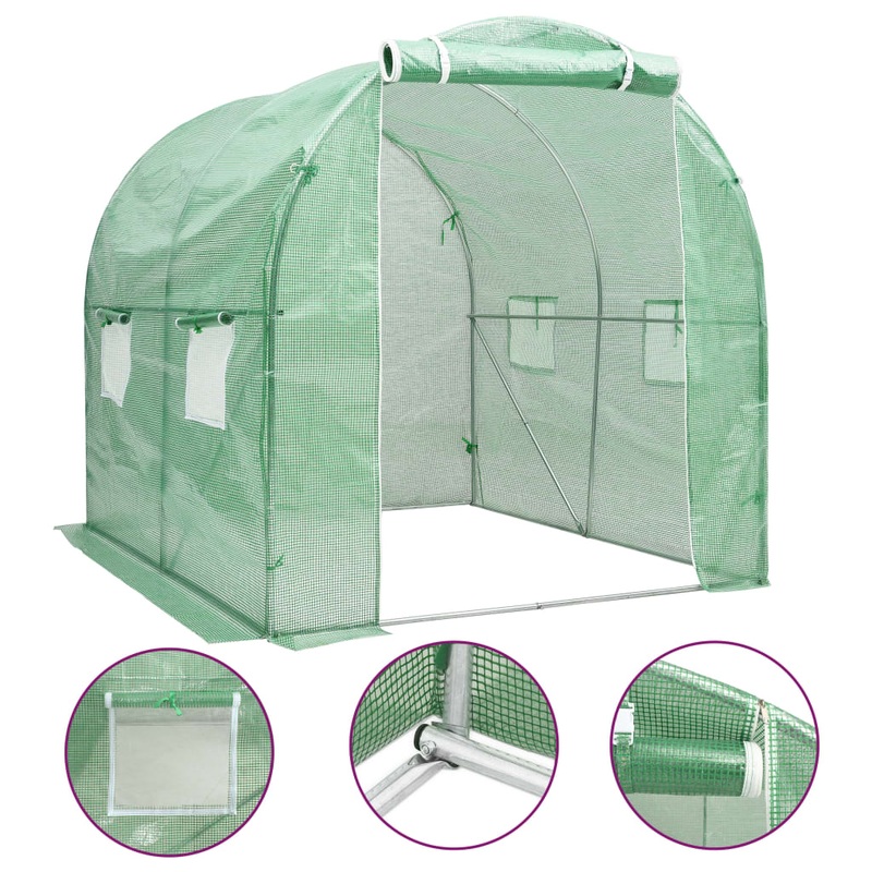 Berkfield Greenhouse 4 m_ 2x2x2 m
