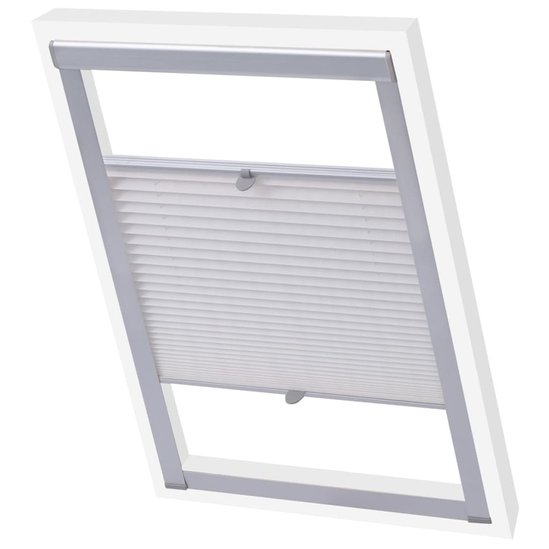 Berkfield Pleated Blinds White S06/606