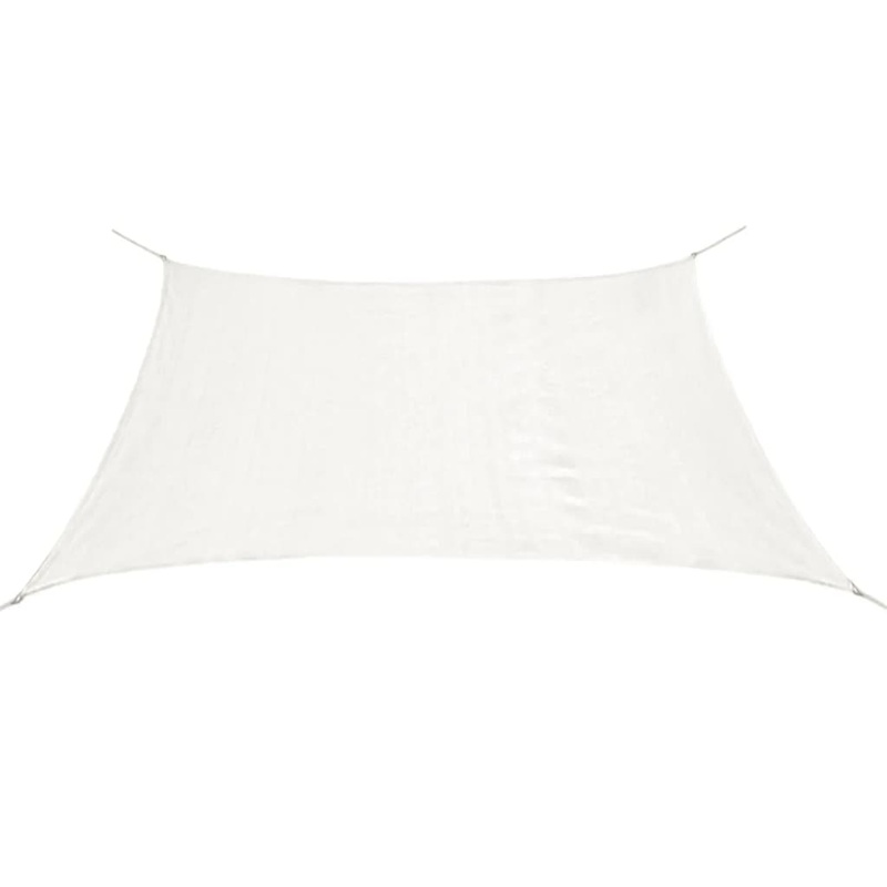 Berkfield Sunshade Sail HDPE Rectangular 4×6 m White