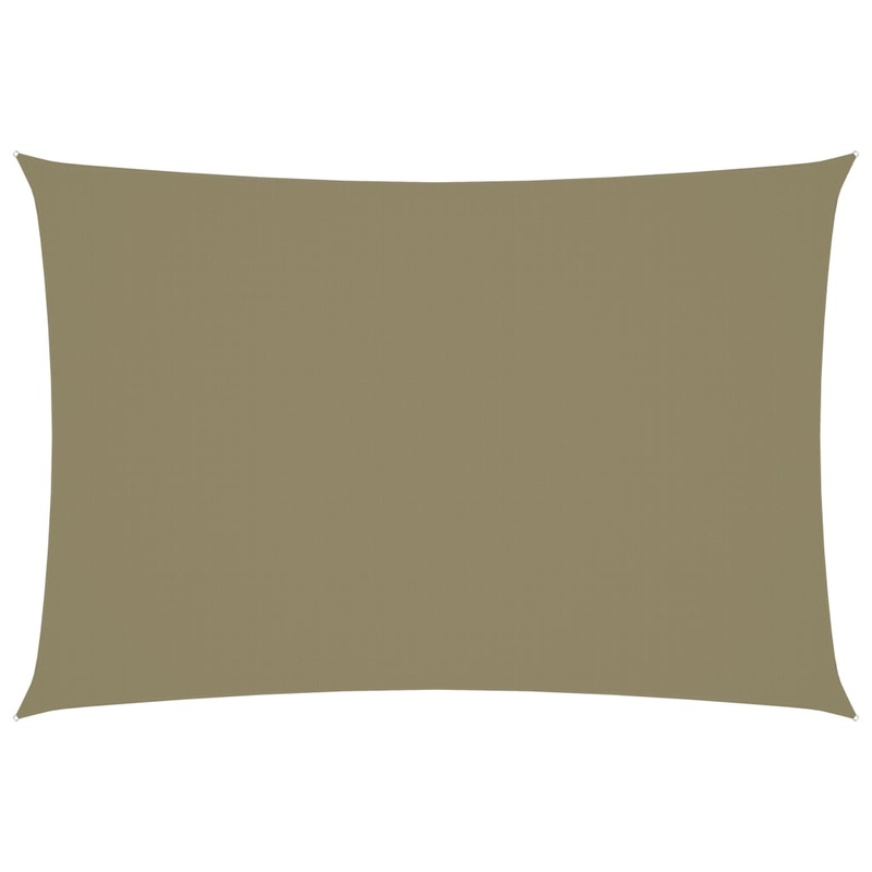 Berkfield Sunshade Sail Oxford Fabric Rectangular 2.5×4.5 m Beige