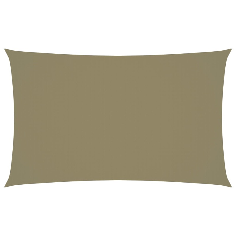 Berkfield Sunshade Sail Oxford Fabric Rectangular 3×6 m Beige