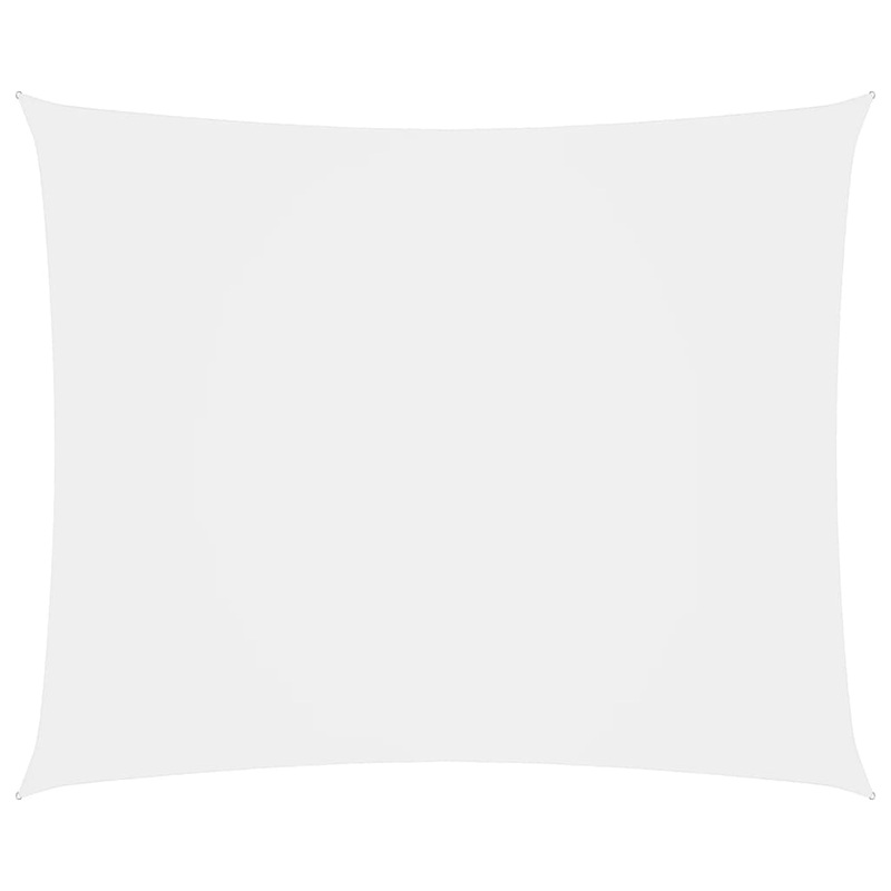 Berkfield Sunshade Sail Oxford Fabric Rectangular 5×6 m White