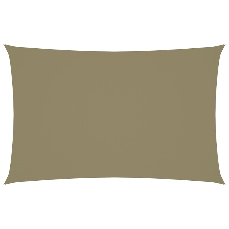 Berkfield Sunshade Sail Oxford Fabric Rectangular 5×8 m Beige