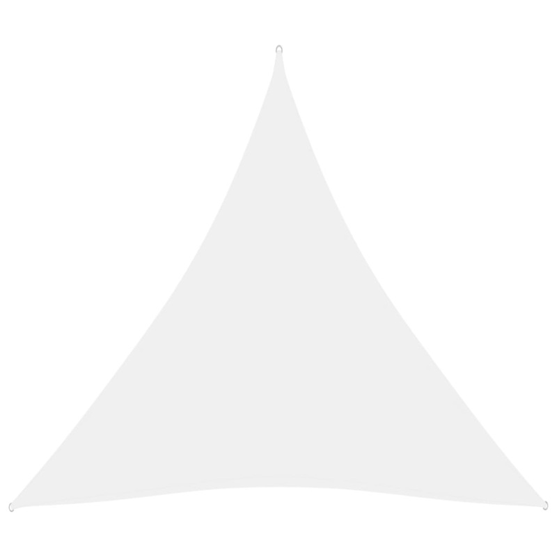 Berkfield Sunshade Sail Oxford Fabric Triangular 6x6x6 m White