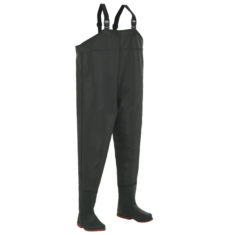 Berkfield Wading Pants with Boots Green Size 40