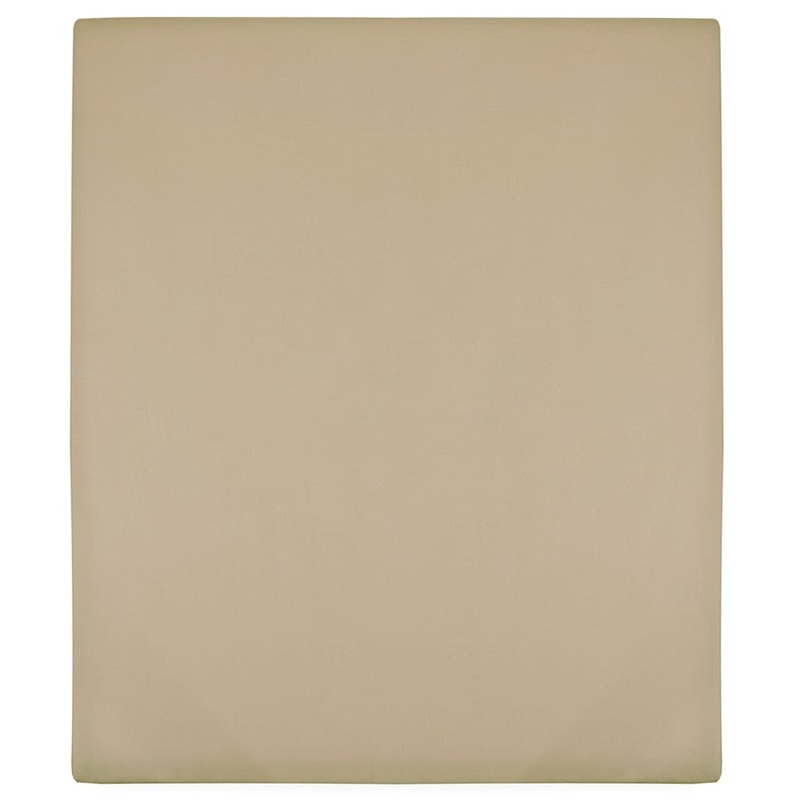 Berkfield Jersey Fitted Sheet Taupe 180×200 cm Cotton