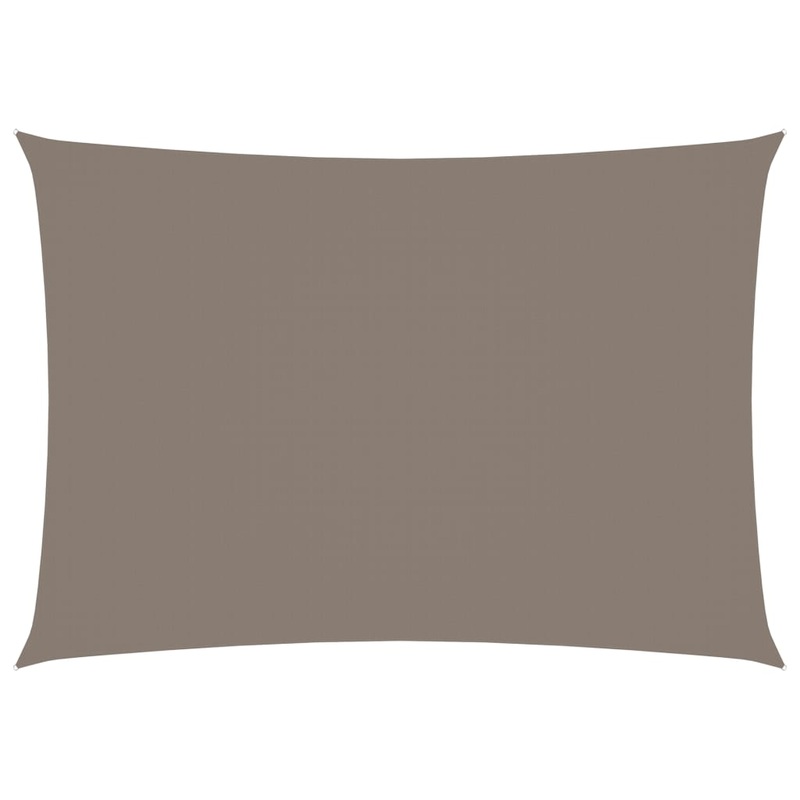 Berkfield Sunshade Sail Oxford Fabric Rectangular 3.5×5 m Taupe