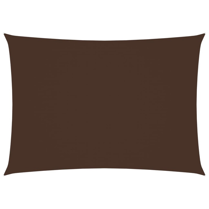 Berkfield Sunshade Sail Oxford Fabric Rectangular 3×4.5 m Brown