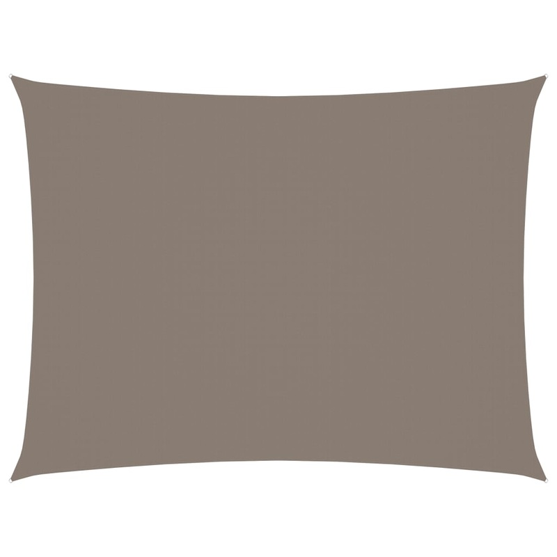 Berkfield Sunshade Sail Oxford Fabric Rectangular 4×6 m Taupe