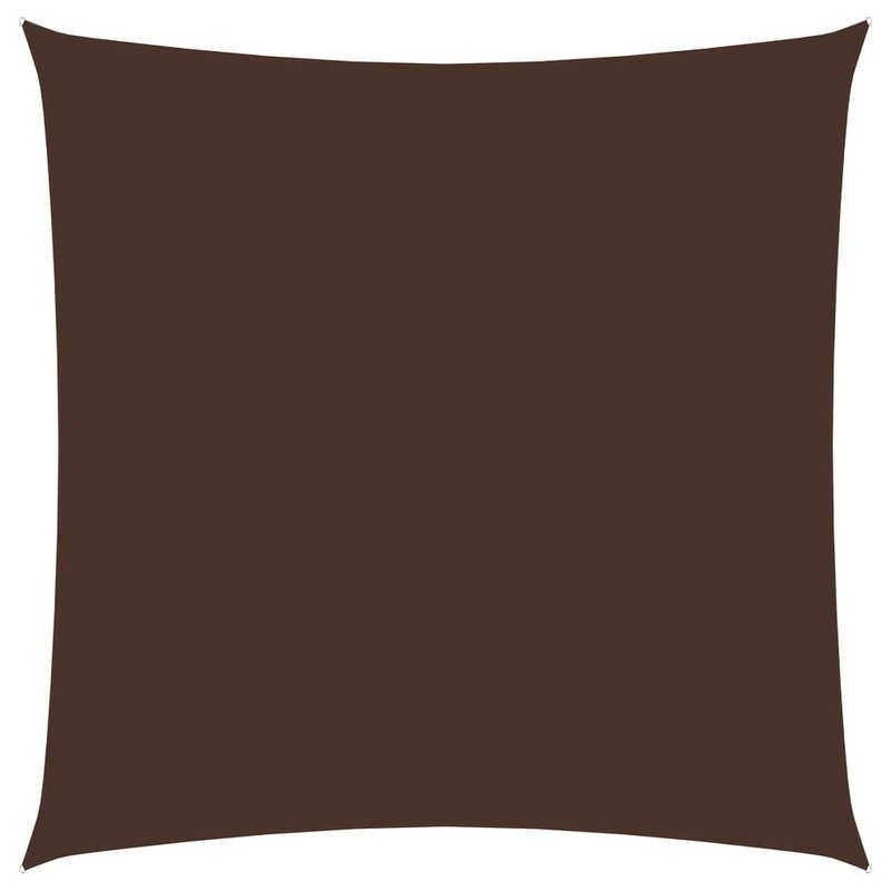 Berkfield Sunshade Sail Oxford Fabric Square 6×6 m Brown