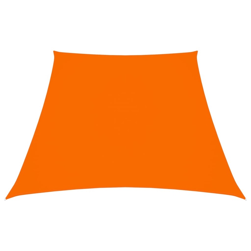 Berkfield Sunshade Sail Oxford Fabric Trapezium 3/5×4 m Orange