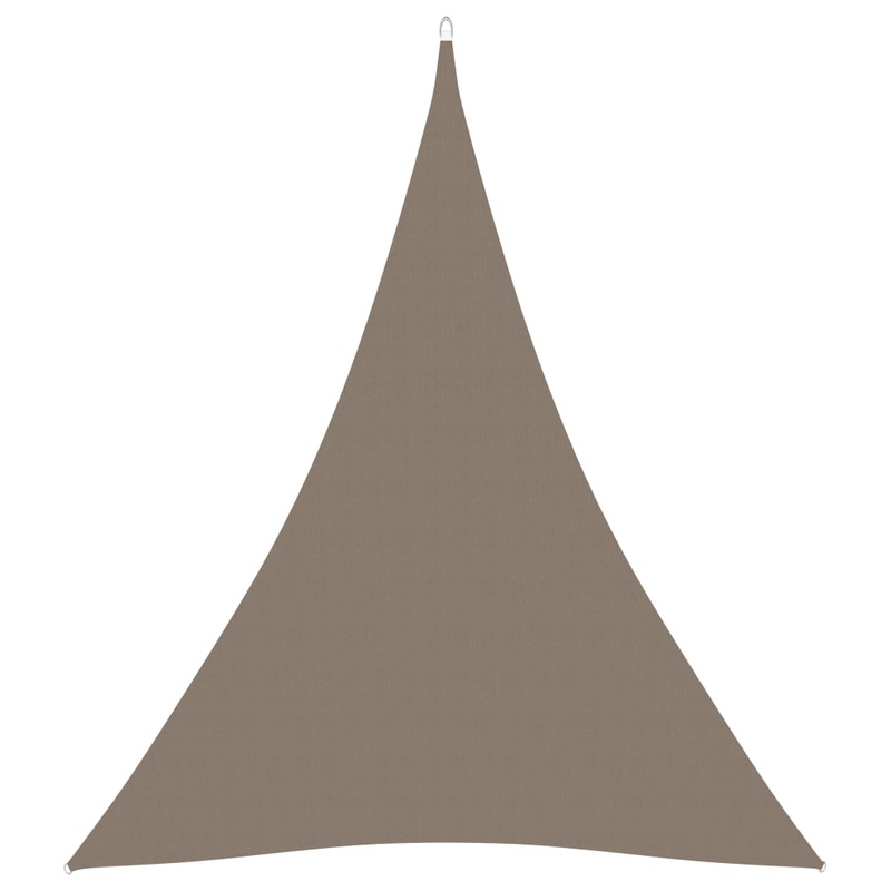 Berkfield Sunshade Sail Oxford Fabric Triangular 3x4x4 m Taupe