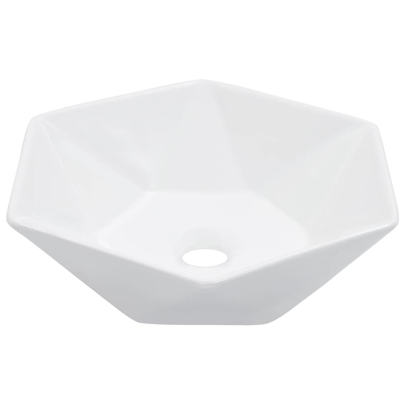Berkfield Wash Basin 41×36.5×12 cm Ceramic White