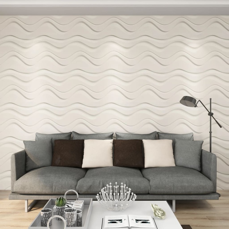 Berkfield 12 pcs Wall Panels 3D 0.5×0.5 m 3 m_