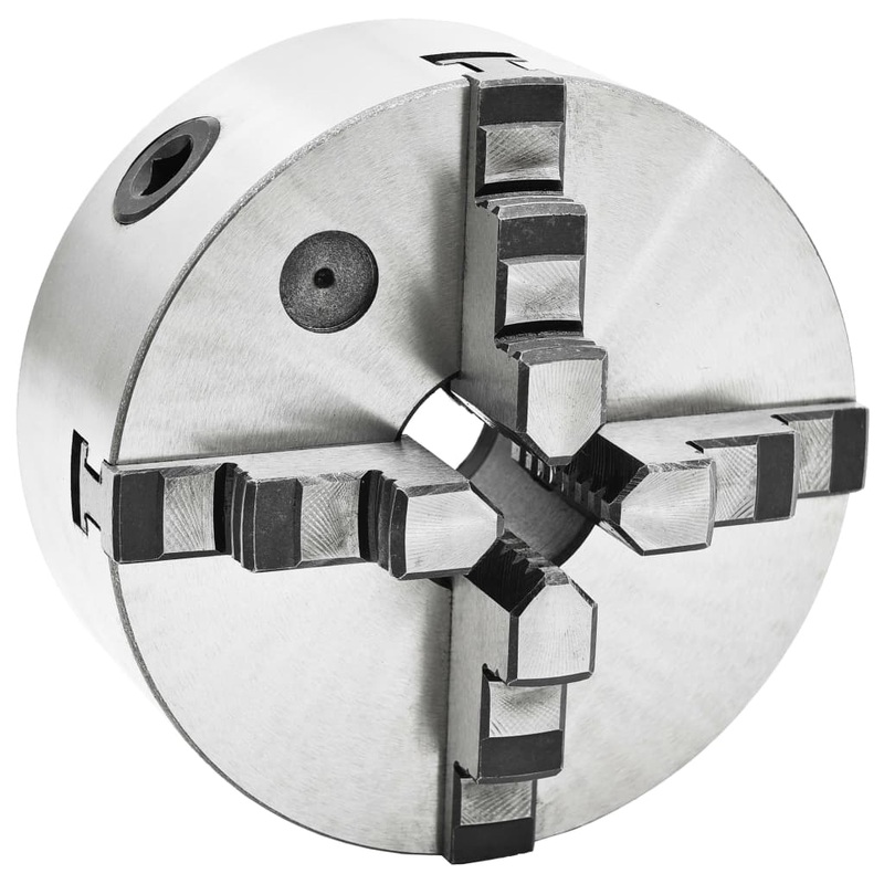 Berkfield 4 Jaw Self-Centering Lathe Chuck 160 mm Steel