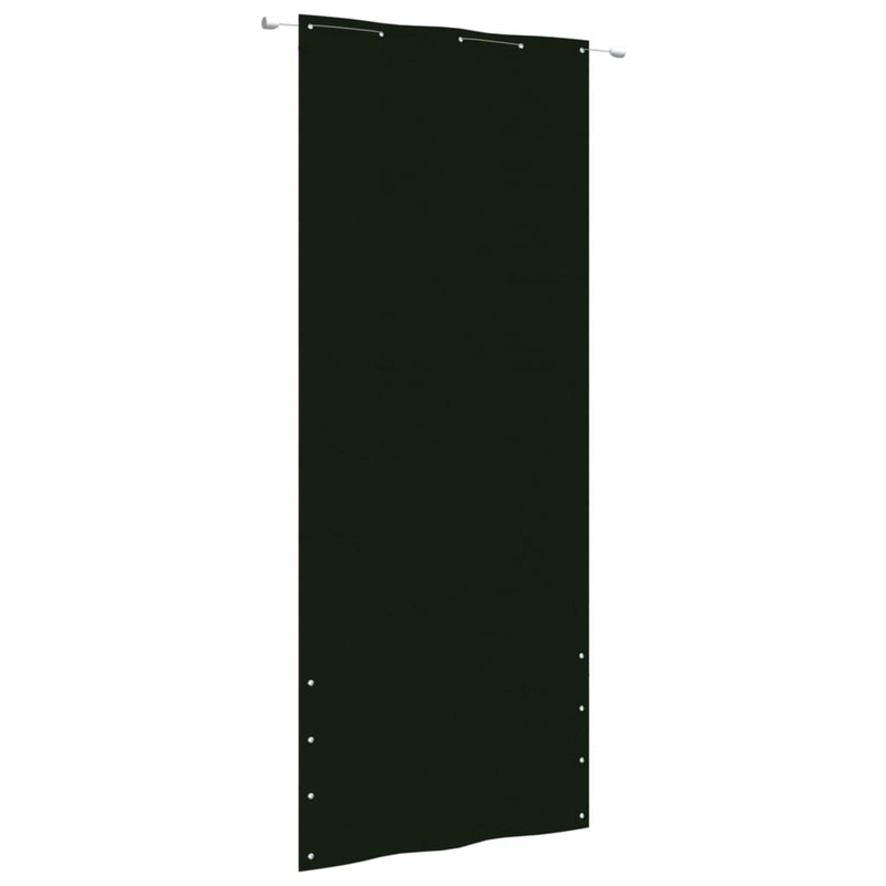 Berkfield Balcony Screen Dark Green 100×240 cm Oxford Fabric