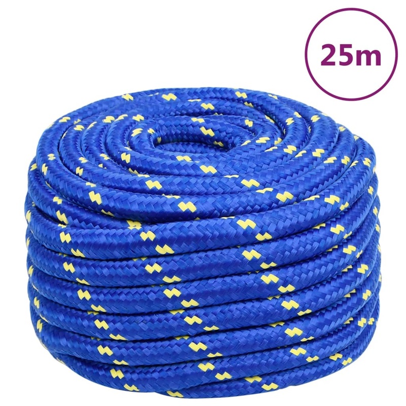 Berkfield Boat Rope Blue 20 mm 25 m Polypropylene