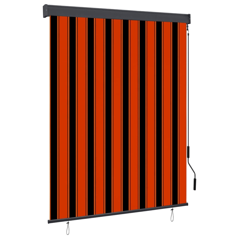 Berkfield Outdoor Roller Blind 140×250 cm Orange and Brown