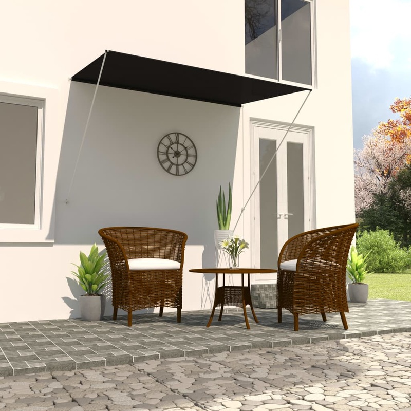 Berkfield Retractable Awning 200×150 cm Anthracite