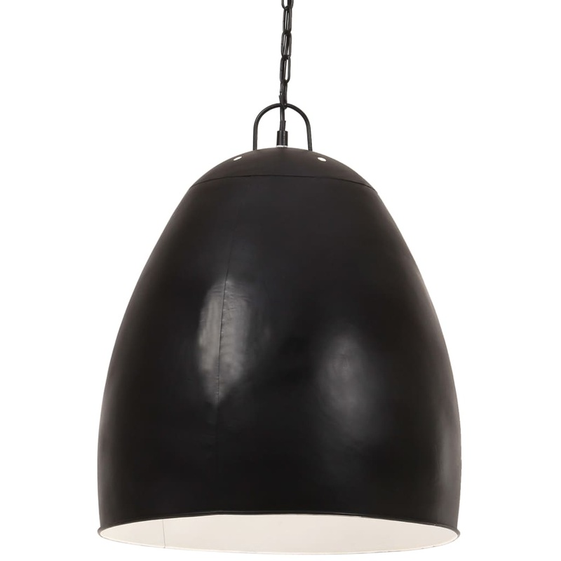 Berkfield Industrial Hanging Lamp 25 W Black Round 42 cm E27