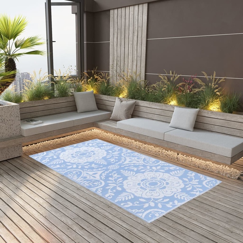 Berkfield Outdoor Carpet Baby Blue 80×150 cm PP