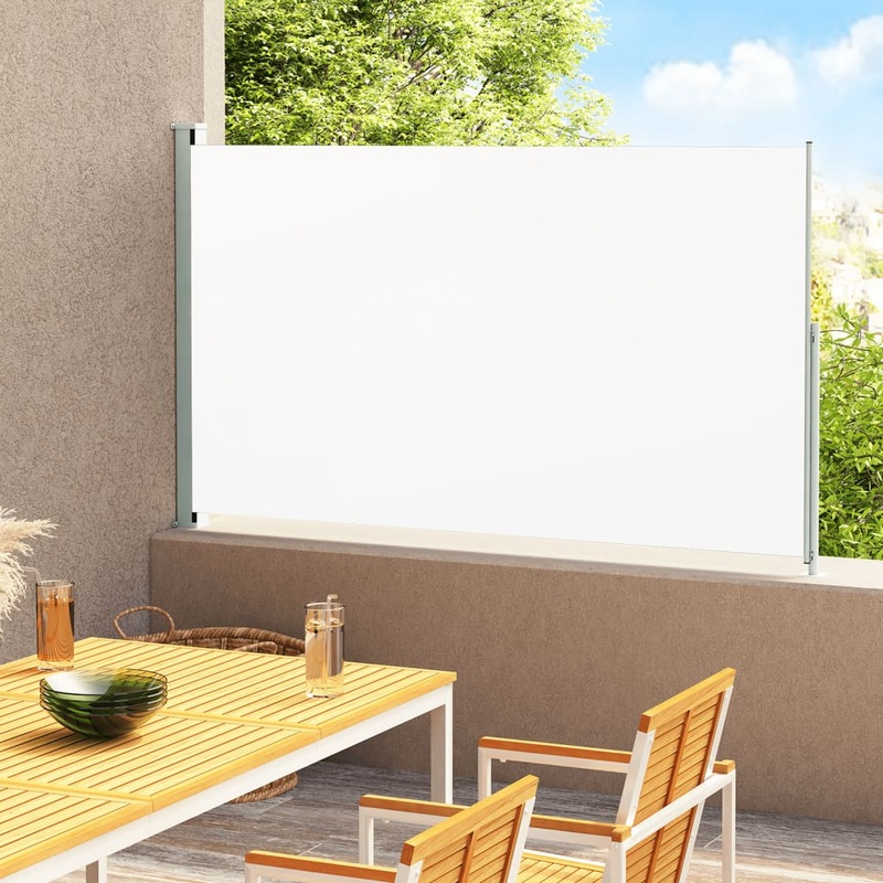 Berkfield Patio Retractable Side Awning 220×300 cm Cream