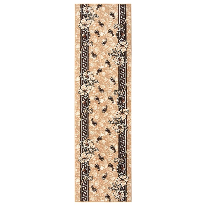 Berkfield Runner Rug BCF Beige 100×400 cm