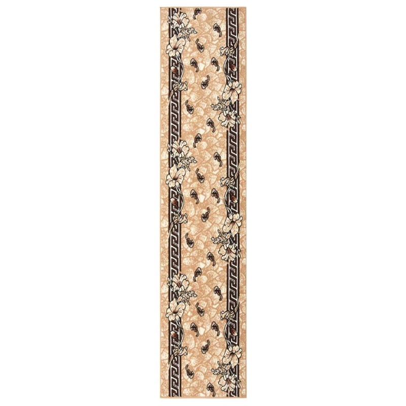 Berkfield Runner Rug BCF Beige 80×450 cm