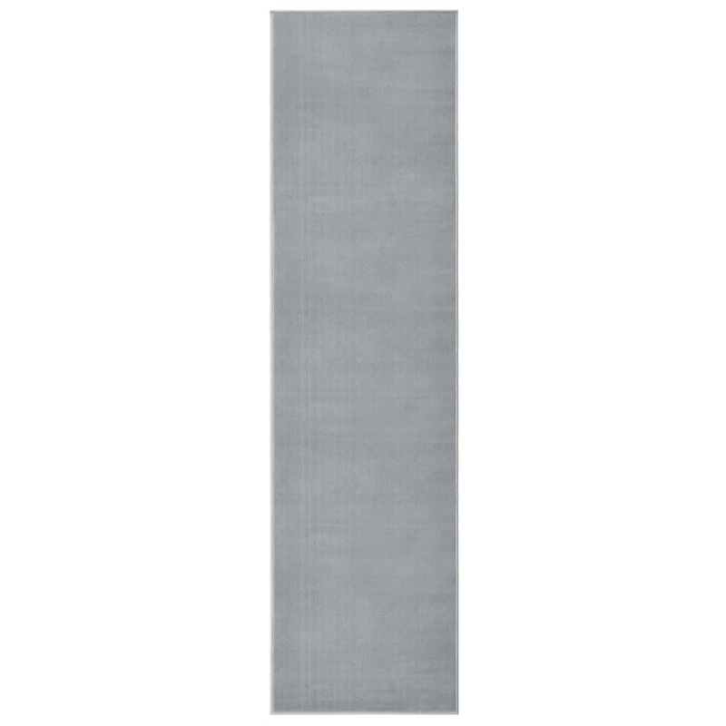 Berkfield Runner Rug BCF Grey 80×350 cm
