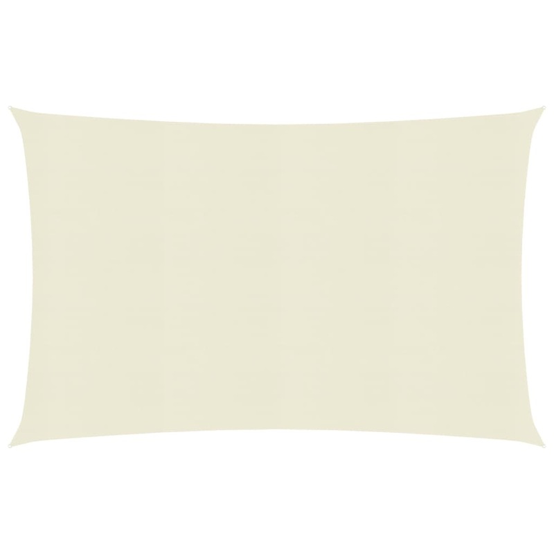 Berkfield Sunshade Sail 160 g/m_ Cream 3×6 m HDPE