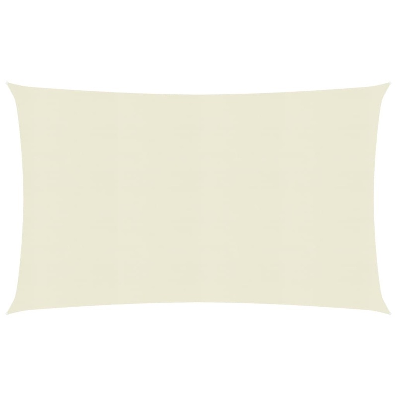 Berkfield Sunshade Sail 160 g/m_ Cream 5×8 m HDPE