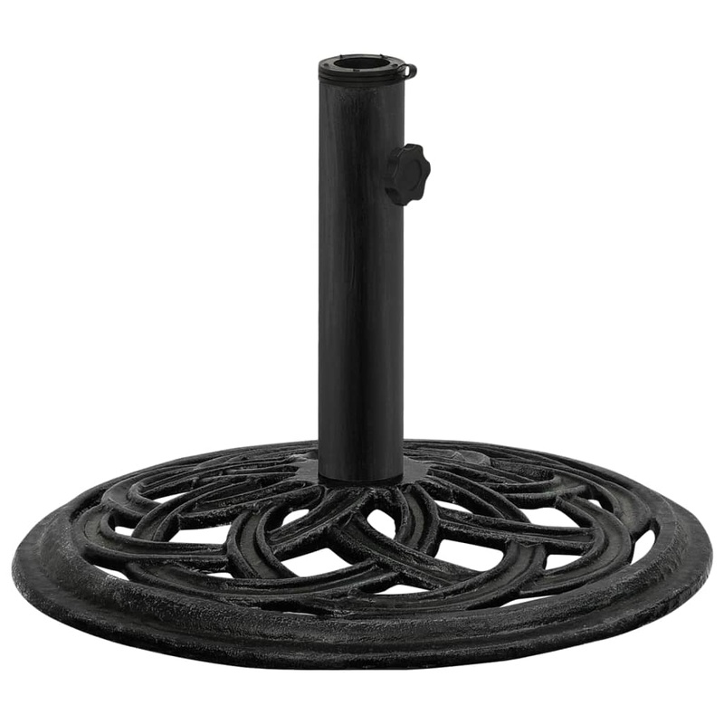 Berkfield Umbrella Base Black 44x44x31 cm Cast Iron
