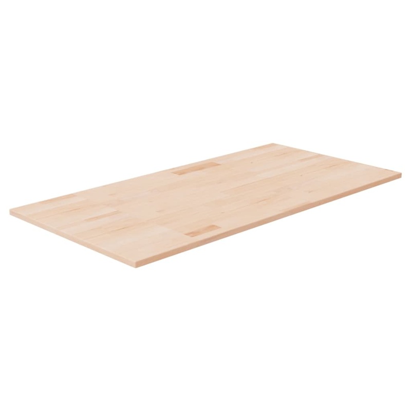 Berkfield Bathroom Countertop 100x50x1.5 cm Untreated Solid Wood