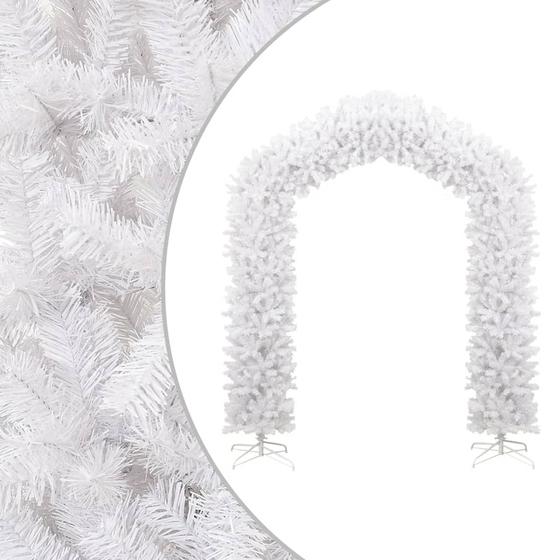 Berkfield Christmas Tree Arch White 270 cm