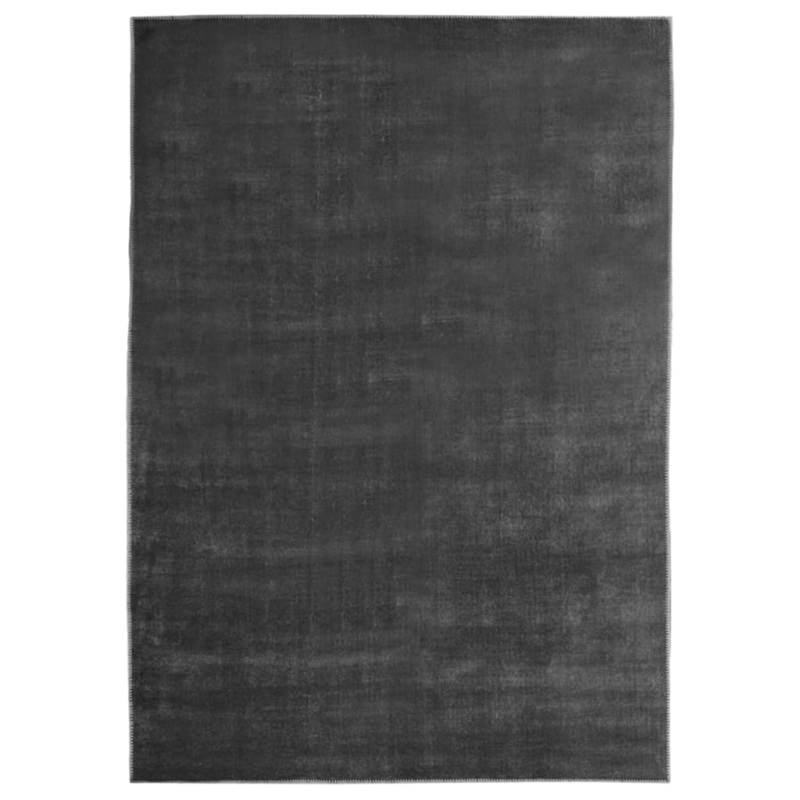 Berkfield Rug Washable Foldable Anthracite 140×200 cm Polyester