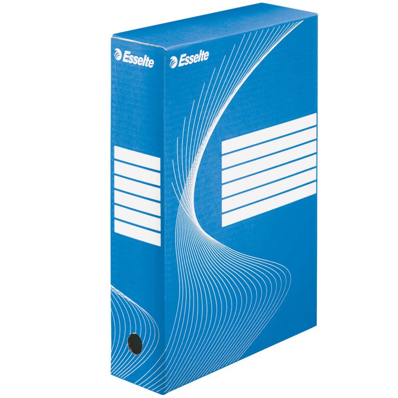 Esselte Archiving Box 25 pcs Blue 80 mm