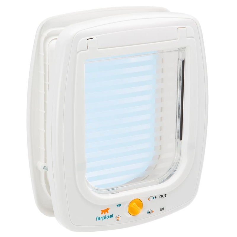 Ferplast 4-Way Manual Cat Flap Swing 9 SET White 72105011