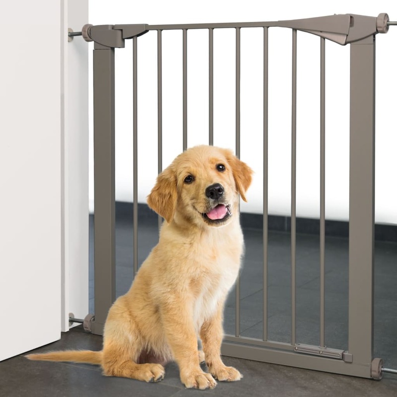 FLAMINGO Pet Safety Gate Salus Grey 79-84 cm