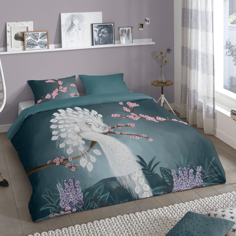 Good Morning Duvet Cover GENESIS 200×200 cm Petrol Blue