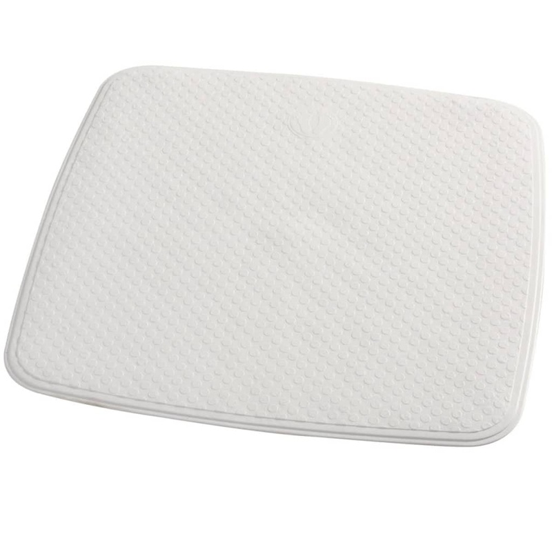 RIDDER Non-Slip Shower Mat Capri 54×54 cm White 66281