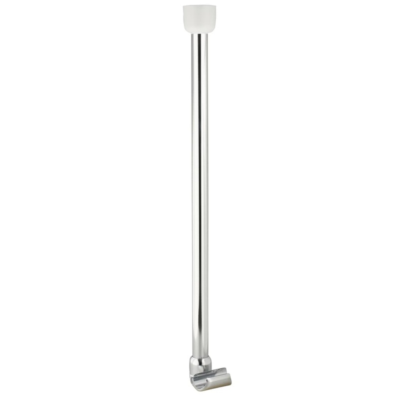 RIDDER Shower Curtain Rod Support Chrome 55×2.5×2.5 cm