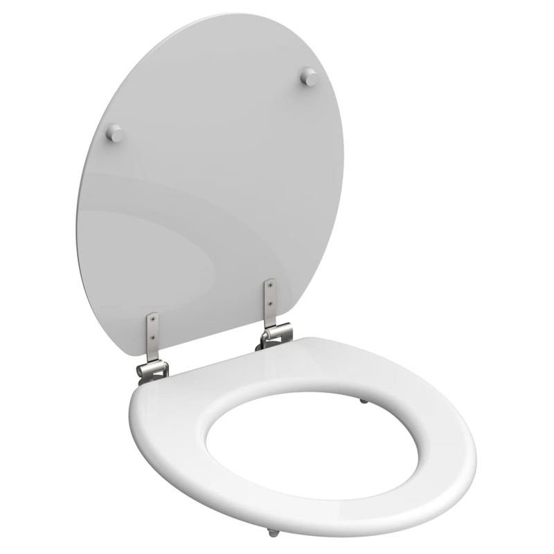 SCHTTE Toilet Seat WHITE Wood Core
